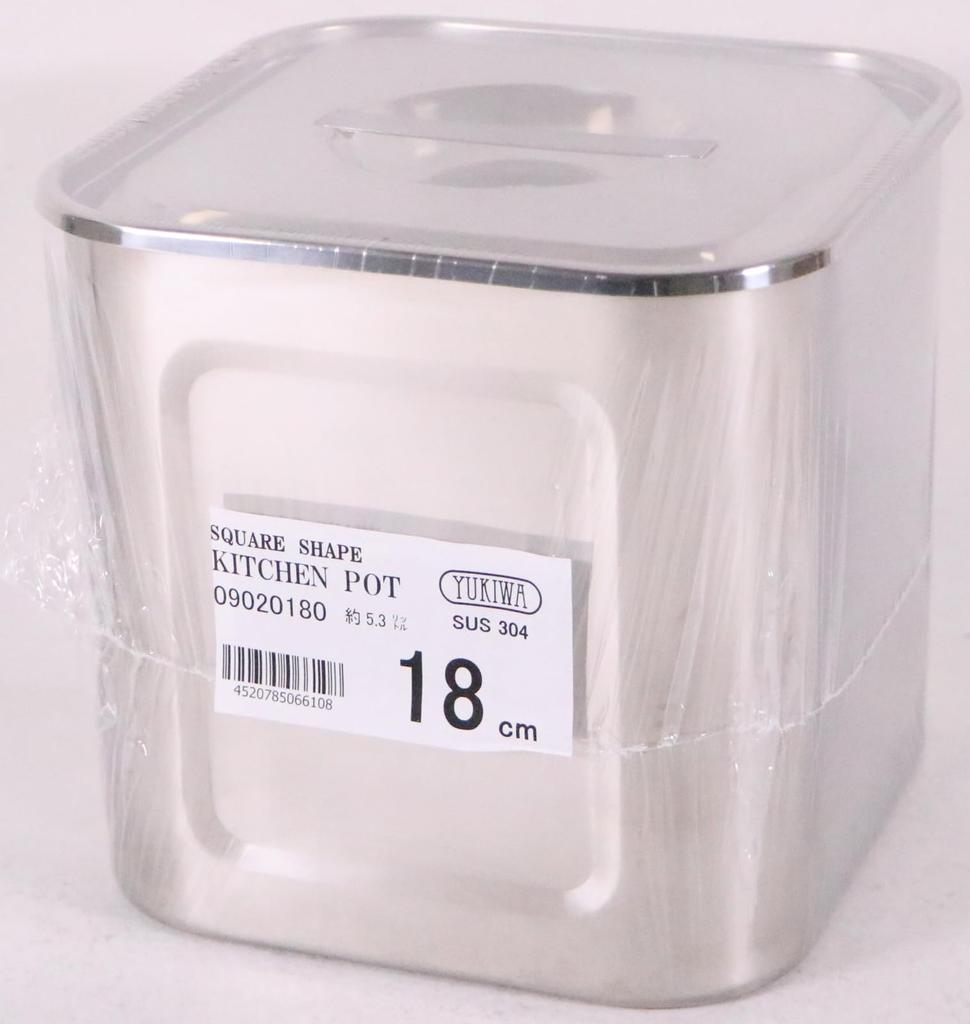 UK Square Kitchen Кастрюля 18 см без ручки 18-8