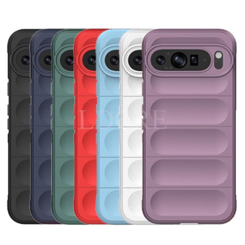 Для Google Pixel 9 Pro Чехол Силиконовый Чехол Pixel 9 Pro Чехол Противоударный Резиновый Матовый Защитный Чехол для Телефона Pixel 9 Pro XL Чехол
