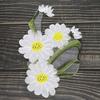 Daisy Clothing Applique Elegant Clothes Patches Flower Embroidered Patches  Sewing