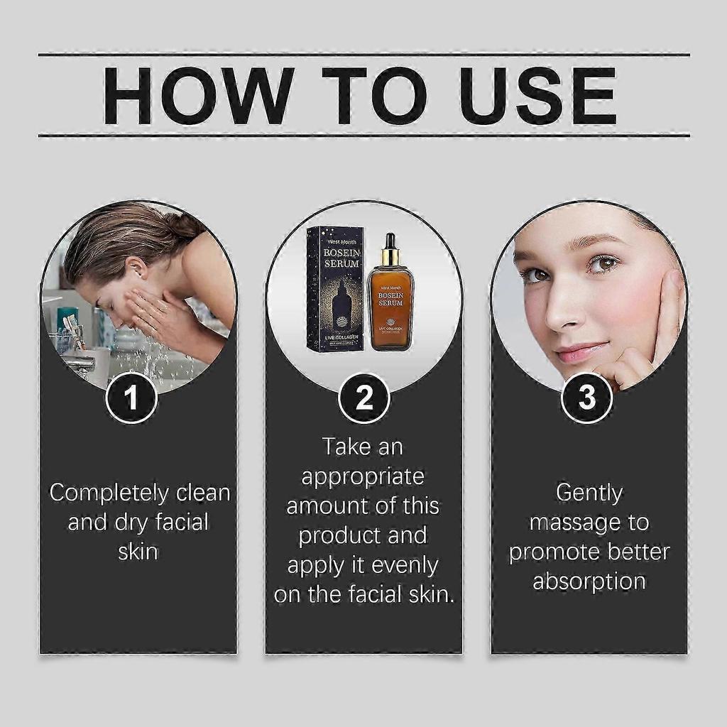 Bossin Serum  Deep Moisturizing  Skin Elasticity Enhancer with Hyaluronic Acid  Peptides