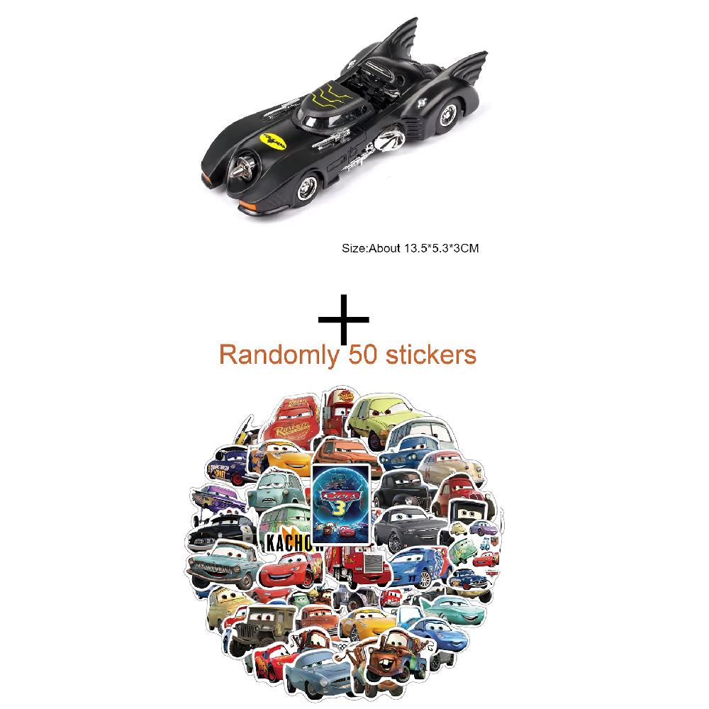 1:38 Масштаб Модель игрушечной машины Бэтмобиля Сплав Литой Оттяжная Звук Свет Классические Транспортные средства из фильмов Модели Хобби Украшения Подарки