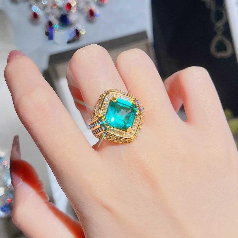 Sace Gems Классическое кольцо из медного сплава с цирконом, женские ювелирные изделия, свадебный подарок для вечеринки