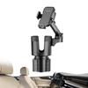 Phone Holder Cup Holder Mount 2-in-1 Car Cup Phone Holder Cell Phone Cup Holder Car Mount Multifunctional Car Cup Holder