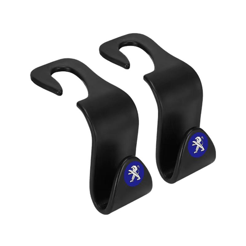 1/2pcs Car Seat Headrest Hook Mobile Phone Holder for Peugeot 407 3008 307 308 206 508 208 207 607 106 301 408 Wheel Center Caps