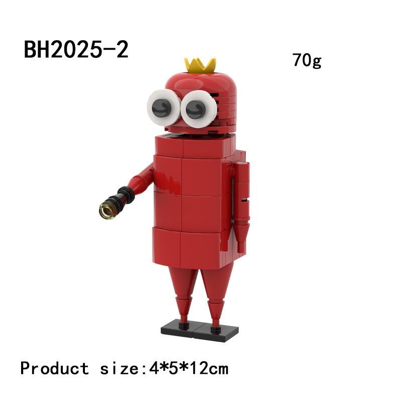 Repo Строительные Блоки Игрушки REPO Blocks Набор Хоррор Голова Человек Утка Неизвестный Худой Человек Галстук-Бабочка Строительные Фигурки Блоки для Мальчиков Подарки