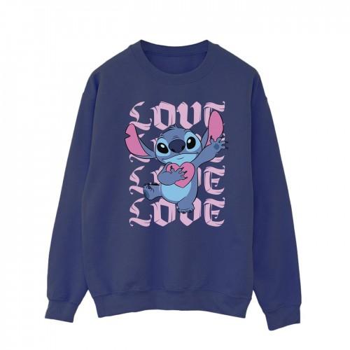 Lilo & Stitch Mens Valentine Love Sweatshirt