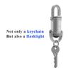 Портативный светодиодный рабочий фонарь-брелок с подвеской, супер яркий, с высоким световым потоком, перезаряжаемый, компактный рабочий фонарь