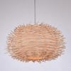 Подвесной светильник Bird Nest Lamp из ротанга, плетеная деревянная ручная работа, подвесной светильник для отеля, кафе, гостиной, столовой, подвесной потолочный светильник
