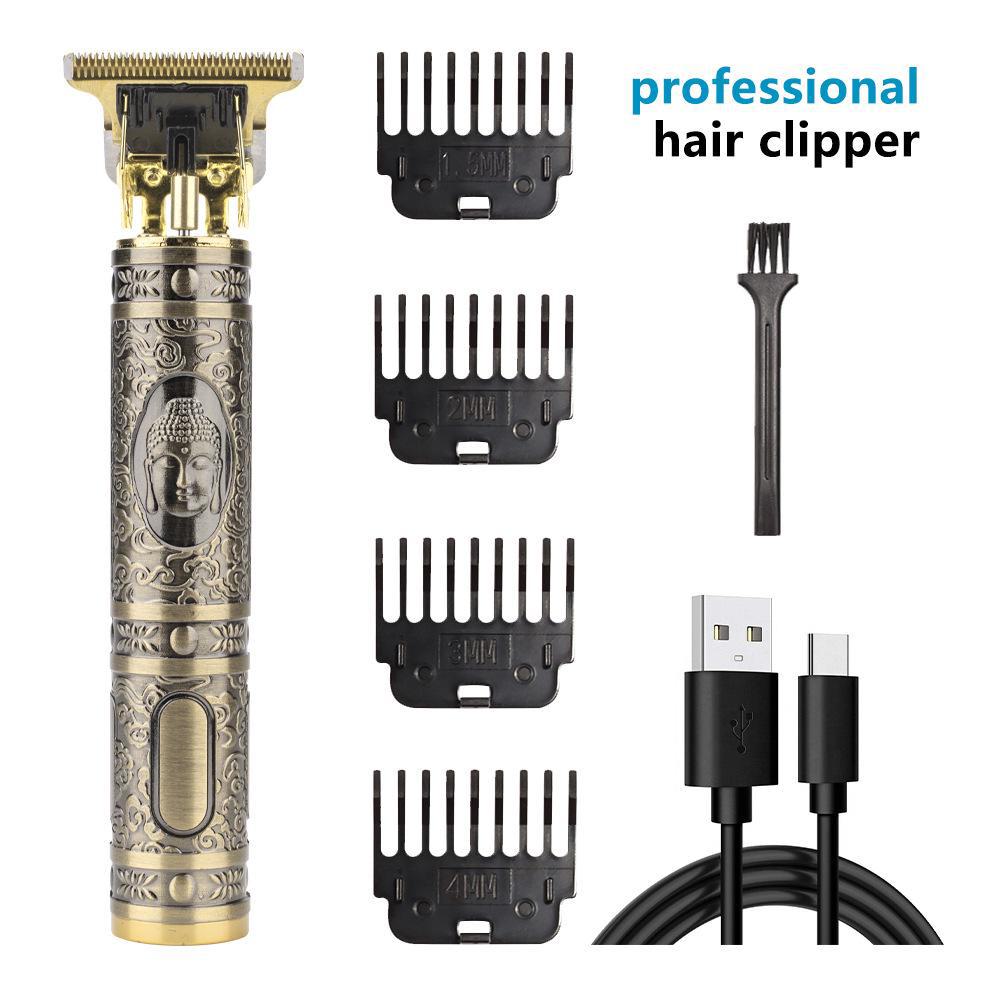 Электрическая машинка для стрижки волос T9 и бритва для лысой головы для подравнивания и карвинга