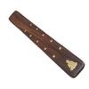 Wood Incense Holder (10 X 1.5 Inch, Brown)