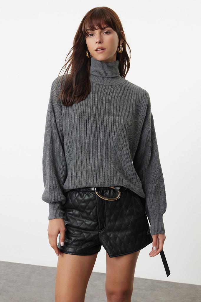 Женский модный стильный свитер Saks Wide Fit базовый трикотажный свитер