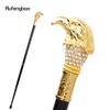 Трость для ходьбы с головой золотого белого орла, декоративная трость для косплея, винтажная модная трость для вечеринок, посох 93 см
