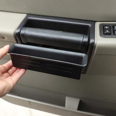 Для Hummer H2 2003-2007 ABS черный автомобиль Многофункциональный дверной подлокотник Контейнерная коробка лоток для хранения автомобиля