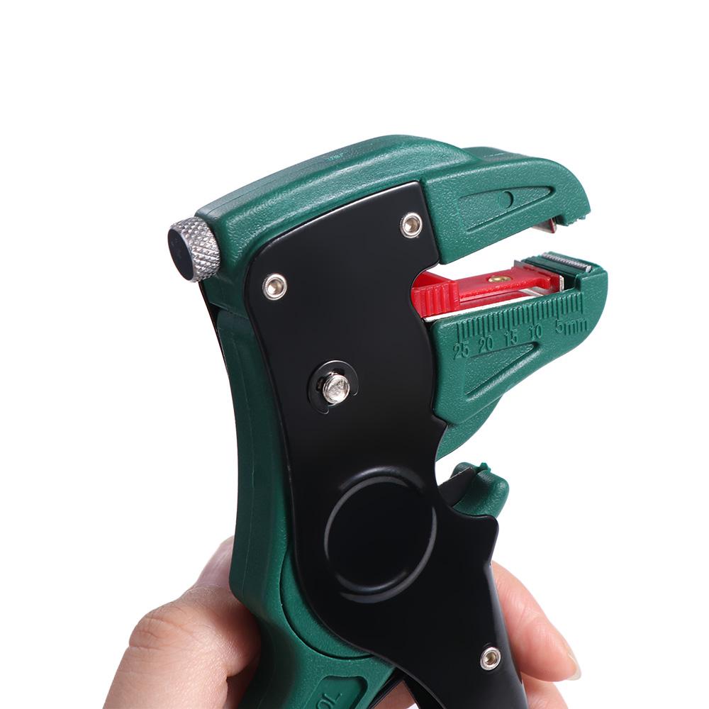 Диапазон длины от 0,2 до 4 мм Автоматический инструмент для зачистки проводов Регулировка электрических плоскогубцев Инструмент для электрика