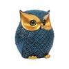 Owl Figurines Home Decor Accents Cute Small Animal Sculptures Vintage Owl Figurines for Bookshelf Bedroom Living Room