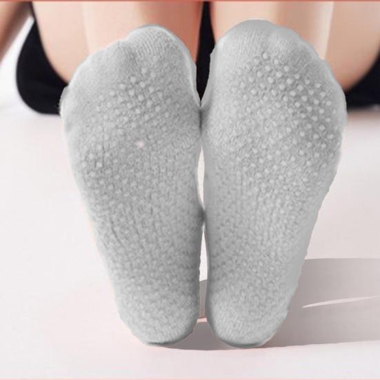 1 Pair Yoga Socks Elastic Sweat Absorption Moisture Removal Foot Wearing Cotton Back