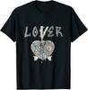 Футболка унисекс Retro 11 Cool Grey Streetwears Loser Lover Heart Dripping