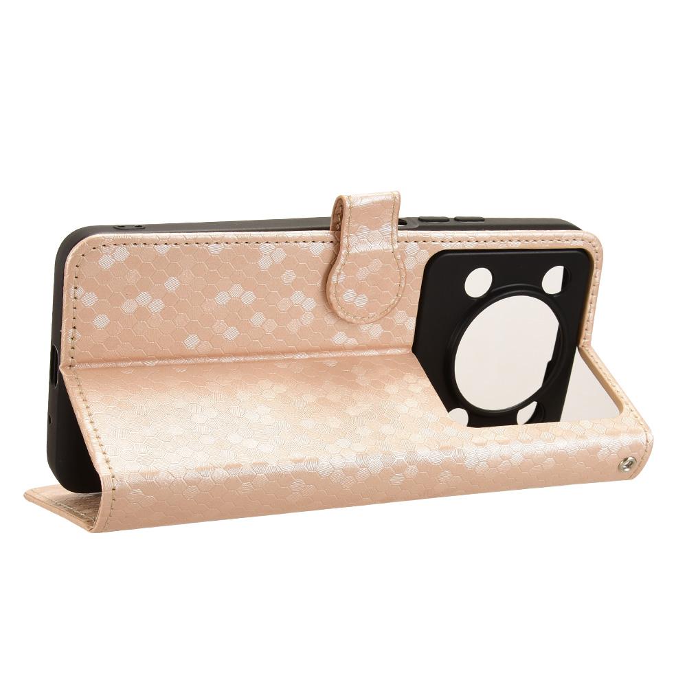 Для Oukitel C60 Pro/C60 Чехол-бумажник с точечным тиснением из ПУ-кожи с ремешком на запястье