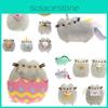 Cute Short Plush Cat Stuffed Toy In Ice Cream, Cookie, Donut, Sushi Or Potato Chip Style