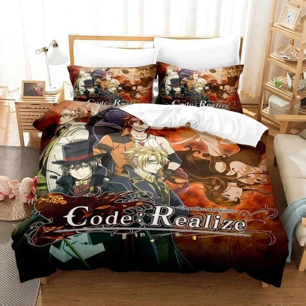 Новый Code Realize - Хранитель Возрождения Комплект Постельного Белья Печатный Комплект Постельного Белья С Наволочкой Пододеяльник Односпальный Двуспальный Queen King Размер