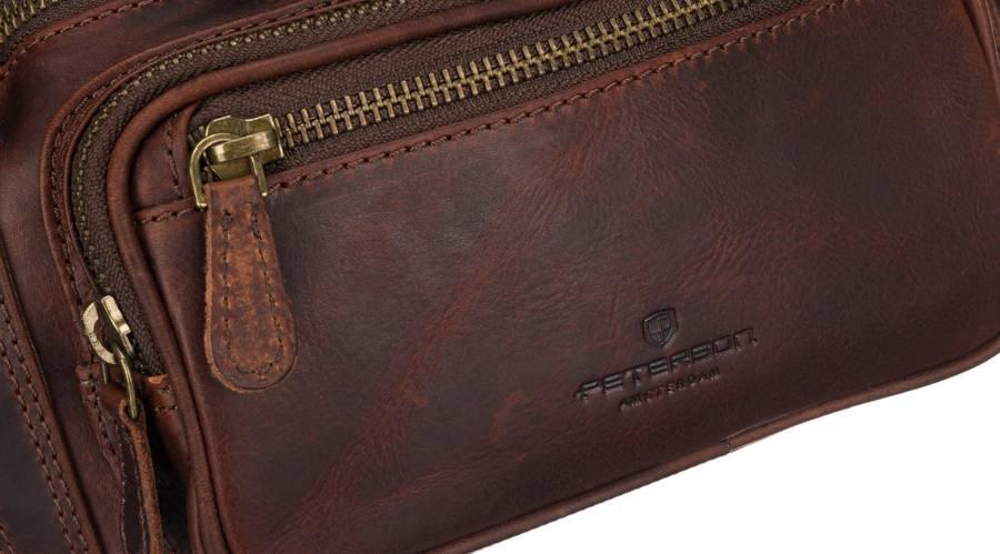 Men's leather pouch - Peterson