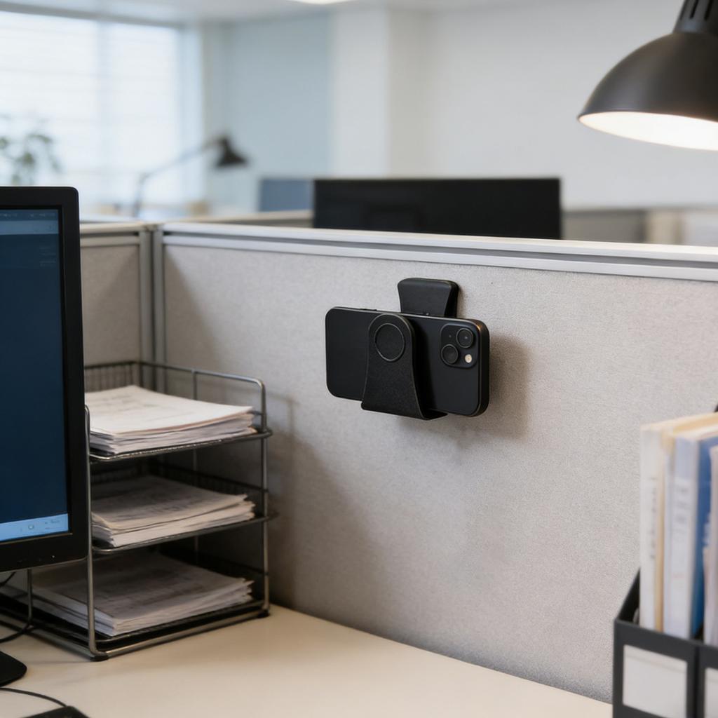 Racket-View Phone Mount, Tennis Camera Mount (for And Fences), Tennis Court Phone Holder, Multi-Angle Training Recorder