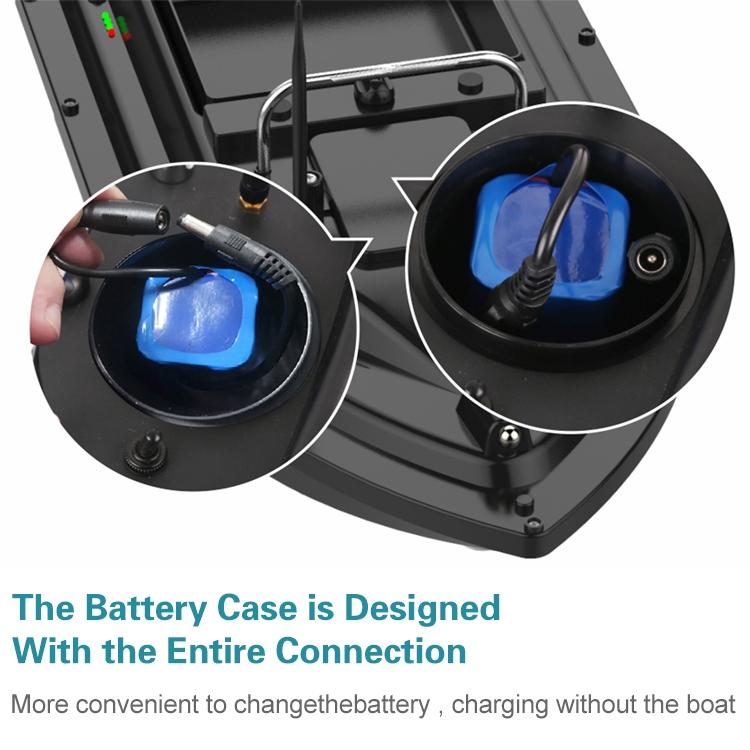 Умная RC лодка-приманка для рыбалки D16, грузоподъемность 2 кг, дальность 500 м