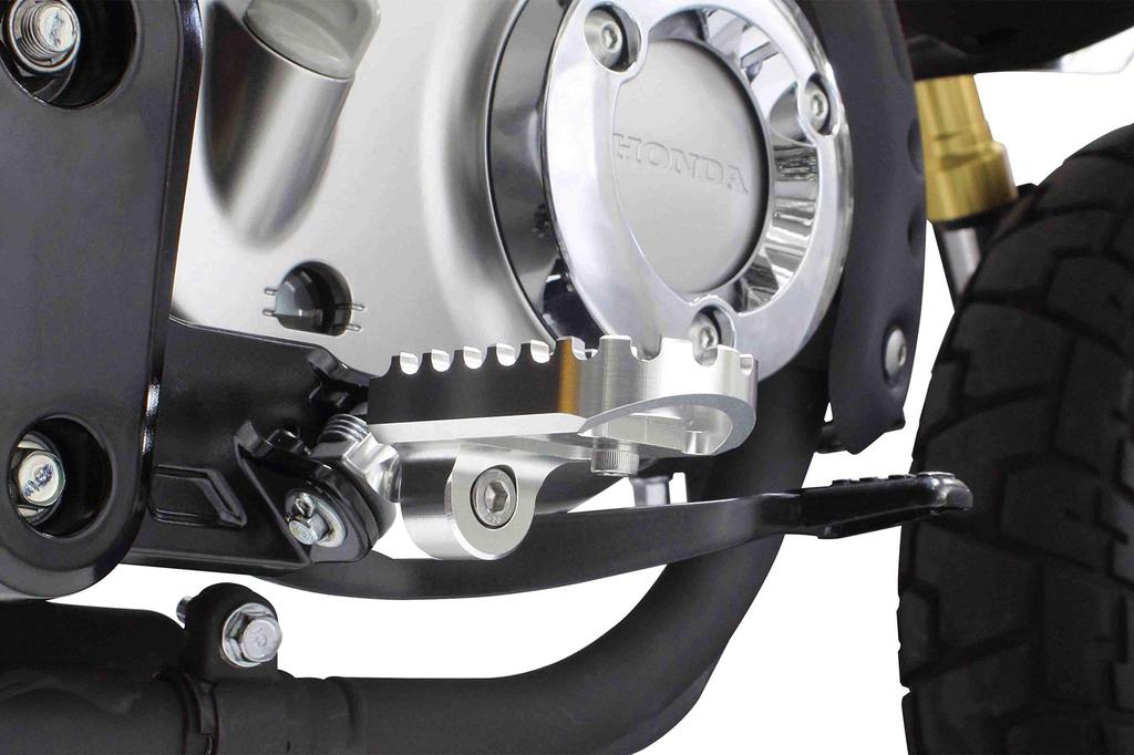 SP Takekawa Комплект широких подножек, Серебристый, Ducks 125, Monkey 125, GROM, MSX125, CB125R, CBR250R 06-13-0091