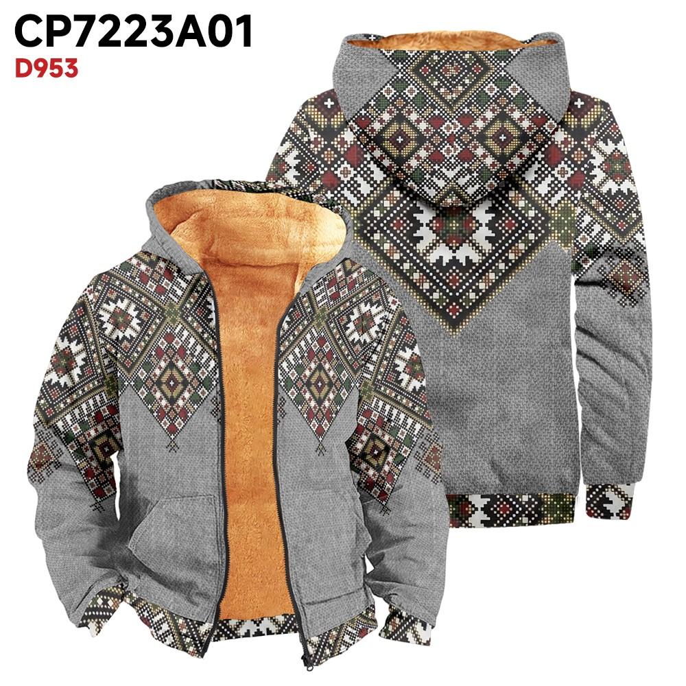 Мужское бархатное пальто с длинным рукавом и карманом Fashion Plus