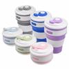 Silica Gel 350ML Coffee Mugs Travel Collapsible Silicone Cup Folding Water Cups BPA Food Grade Drinking Ware Mug Tea