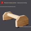 Wooden Russian Push-Up Bars for Single & Double Bar Inverted Practice