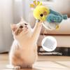 Cat Toy Electric Birds Rechargeable Plush Chirping Birds Flapping Wings Interactive Cat Toy for Indoor Outdoor Play Entertainment Mental Stimulation