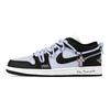 Air Jordan 1 Haze Низкие Винтажные Баскетбольные Кроссовки Женские Черный Белый Синий DC0774-101(Команда773-)
