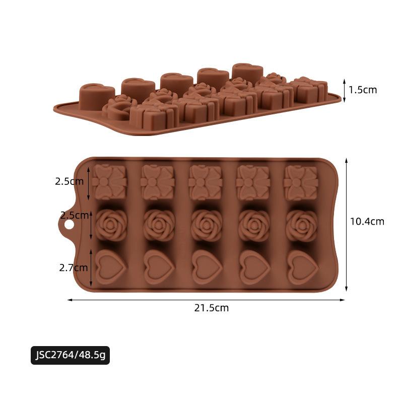 Silicone Chocolate Mold Baking Cake Pan For Pastry Bakery DIY Confectionery Tools Candy Making Accessories
