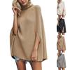 Womens Casual Solid Color Slim Point Knitted Pullover Lapel Sweaters