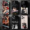 A-Атака Титанов Микаса Мягкий Чехол для Телефона для iPhone 16 16E 17 Air 15 Pro Max 14 Plus 13 Mini 11 12 7 Черный Чехол Задняя Панель