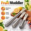 Stainless Steel Fruit Muddler Food Grade Bar Muddler Puree Making Ice Muddler  Cocktail Making