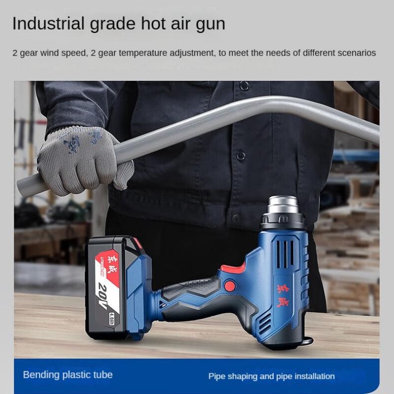 Dongcheng аккумуляторный тепловой пистолет DCQB550 литиевый аккумулятор удобный небольшой пистолет для выпечки беспроводной пластиковый сварочный пистолет электрический для выпечки