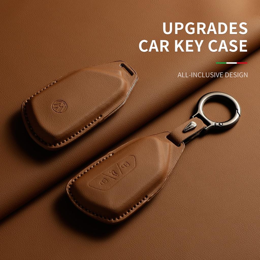 Для Vw Volkswagen Id.3 Id.4 Crozz Passat Sagitar Tiguan L Teramont Golf Gti Lamando Tavendor Talagon Кожаный Чехол-Крышка для Автомобильного Ключа