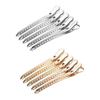 20Pcs Simple Salon Hairpin Clamps 9.5cm DIY Alligator Hair Clips Hair Care Hairdressing Duckbill Fluffy Clamps Barber