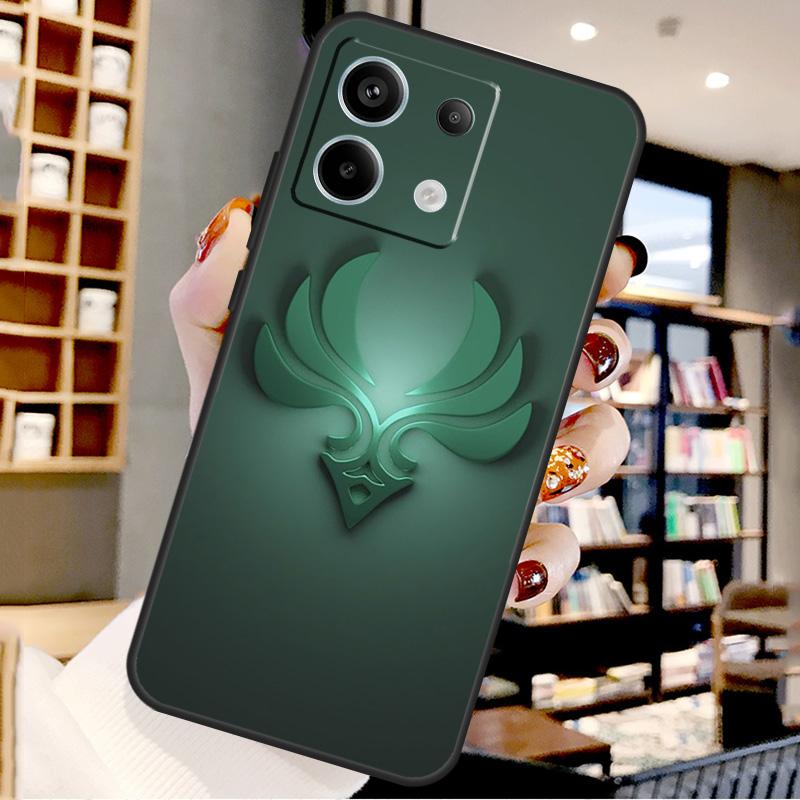 Чехол Genshin Impact для Xiaomi Redmi Note 14 Pro 13 12 11 9 10 15 Pro Plus для Redmi 15 15C 14C 10C 12C 13C