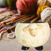 Керамическая чаша для пряжи Sleepy Sheep, держатель для хранения шаров, вязание крючком, ремесло