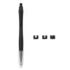 Ручка-клипса Тип 4 мм Пишущий Сенсорный Стилус Мобильный Телефон Планшет Стилус Высокой Точности(черный)