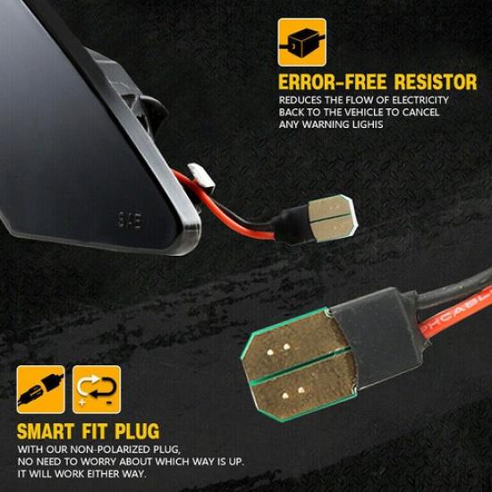 2x Дымчатые светодиодные боковые указатели поворота для BRZ Subaru Scion FR-S Toyota 86