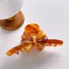 Oversized Bow Hair Clip Fashionable Acetate Hair Claw For Stylish Women With Multiple Color Options