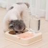 Pet Food And Water Feeder 2 In 1 Pet Feeder Bowl Automatic Water Dispenser with 500ml Bottle Detachable Pet Feeder for Cats Dogs