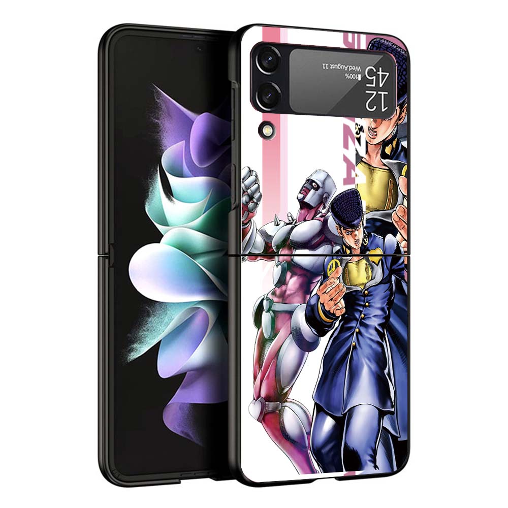Чехол для телефона с аниме JoJo's Bizarre Adventure для Samsung Galaxy Z Flip7 Flip6 5G Flip5 Flip4 Flip3 ZFlip 7 6 3 4 5 Ударопрочный задний Co