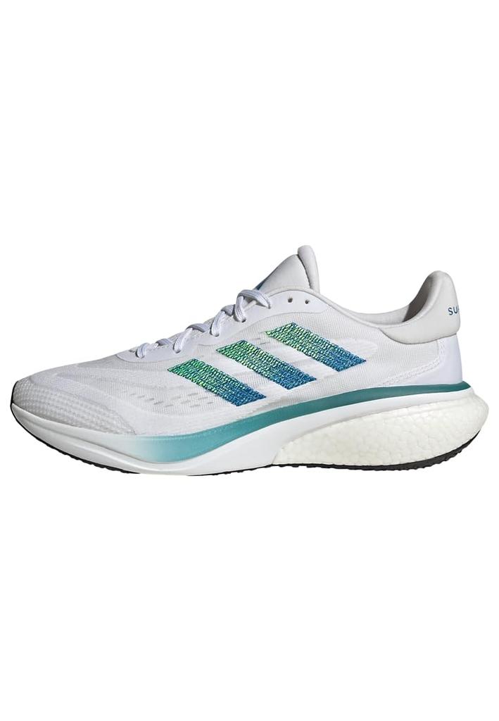 Adidas Supernova 3 Running Shoes, MDB52, Footwear White/Lucid Lemon/Arctic Fusion (HQ1806), Size 27.0 cm