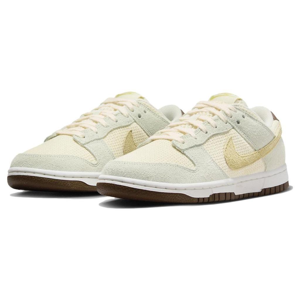 Nike Dunk Low Coconut Milk Hemp Women Sneakers Cream Light-Yellow Light-Green FN7774-001