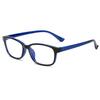 Square Nearsighted Glasses Sun Gray Prescription Eyeglasses 0 To -6.0  Blue Light Glasses Fashion Plastic Black Gray Frame